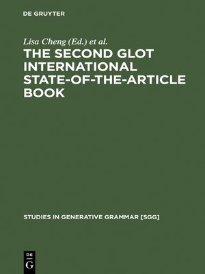 cover image of The Second Glot International State-of-the-Article Book